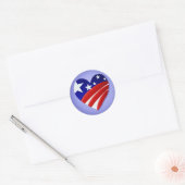 De Great American Heart Stickers (Envelop)