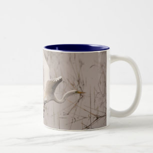 De Great Egret Black 11 oz Two-Tone Mok