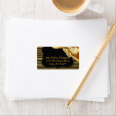 De Great Gatsby Inspiration bruiloft Labels (Insitu)