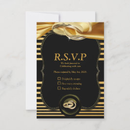 De Great Gatsby RSVP-kaart RSVP Kaartje