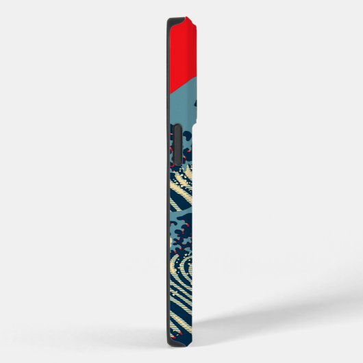 De Great Hokusai Wave in Hope Art Style Case-Mate iPhone Case (Achterkant / Rechts)