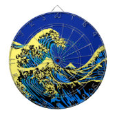 De Great Hokusai Wave in Pop Art Style Accent Dartbord (Voorkant)