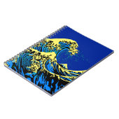 De Great Hokusai Wave in Pop Art Style Decor Notitieboek (Linkerzijde)