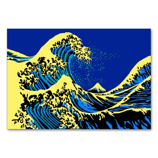 De Great Hokusai Wave in Pop Art Style Kaart (Voorkant)