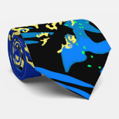 De Great Hokusai Wave in Pop Art Style Stropdas (Opgerold)