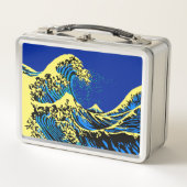 De Great Hokusai Wave in Vibrant Pop Style (Voorkant)