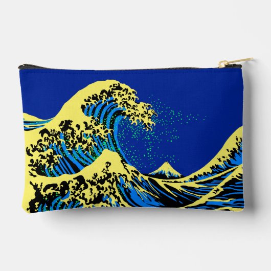 De Great Hokusai Wave in Vibrant Pop Style Etui (Achterkant)