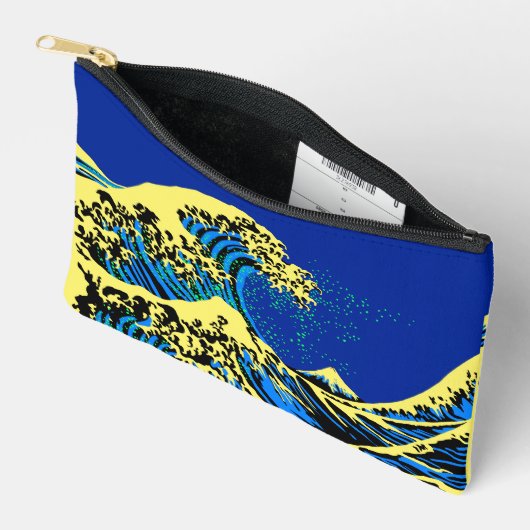 De Great Hokusai Wave in Vibrant Pop Style Etui (Open)