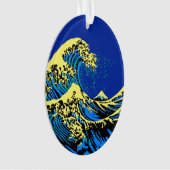 De Great Hokusai Wave in Vibrant Pop Style Ornament (voorkant)