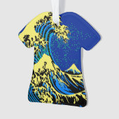 De Great Hokusai Wave in Vibrant Pop Style Ornament (voorkant)