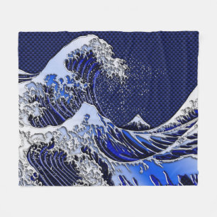 De Great Hokusai Wave Modern-stijlen Fleece Deken