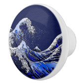 De Great Hokusai Wave Modern-stijlen Keramische Knop (Rechts)