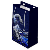 De Great Hokusai Wave Modern-stijlen Klein Cadeauzakje (Achterkant Gekanteld)