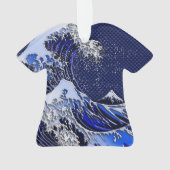De Great Hokusai Wave Modern stijlen Ornament (achterkant)