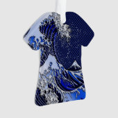 De Great Hokusai Wave Modern stijlen Ornament (voorkant)