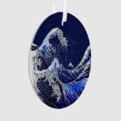 De Great Hokusai Wave Modern-stijlen Ornament (voorkant)