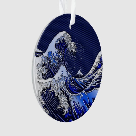 De Great Hokusai Wave Modern-stijlen Ornament (voorkant)