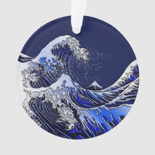 De Great Hokusai Wave Modern-stijlen Ornament (voorkant)