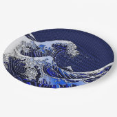 De Great Hokusai Wave Modern-stijlen Papieren Bordje (Gekanteld)