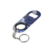De Great Hokusai Wave Modern-stijlen Sleutelhanger Flessenopener (Achterkant Gekanteld)