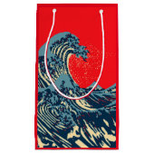 De Great Hokusai Wave Pop Decor Klein Cadeauzakje (Voorkant)