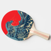 De Great Hokusai Wave Pop Decor Tafeltennisbatje (Zijkant)