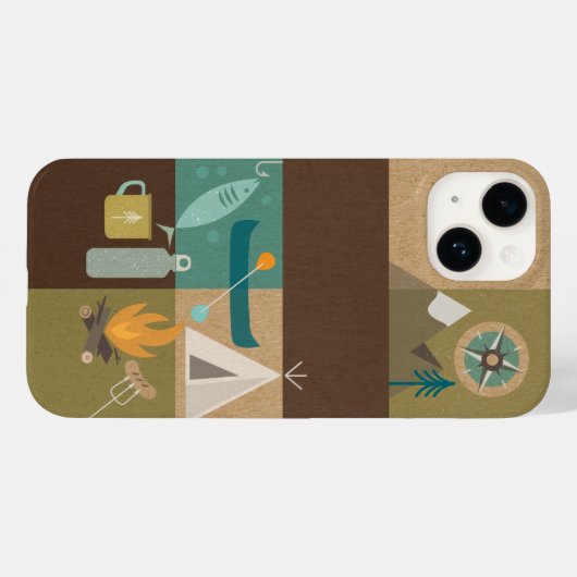 De Great Outdoors iPhone / iPad case (Achterkant (horizontaal))