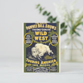 De Great Pawnee Bill shows. De enige echte wilde Briefkaart (Staand voorkant)
