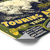 De Great Pawnee Bill shows. De enige echte wilde Poster (Hoek)