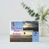 De Great Reno Balloon Race!! Briefkaart (Staand voorkant)