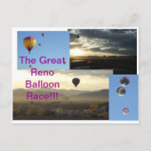 De Great Reno Balloon Race!! Briefkaart (Voorkant)