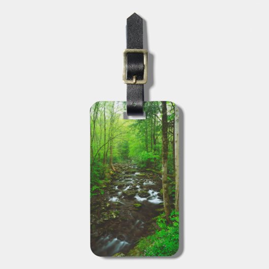 De Great Smoky Mountains Bagagelabel (Voorkant verticaal)