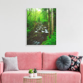De Great Smoky Mountains Canvas Afdruk (Insitu (Woonkamer))