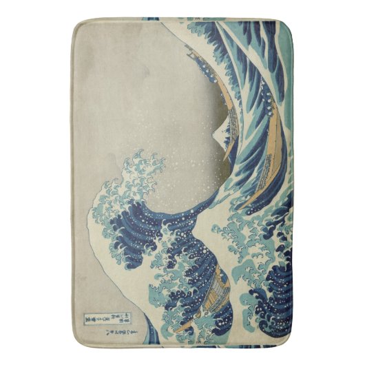 De Great Wave Mt Fuji Badmat (Voorkant Verticaal)