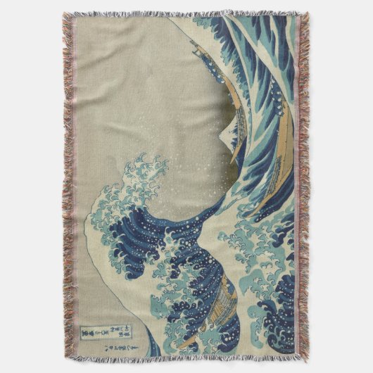 De Great Wave Mt Fuji Deken (Voorkant Verticaal)