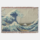 De Great Wave Mt Fuji Deken (Voorkant)