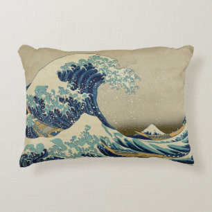 De Great Wave Pillow Accent Kussen