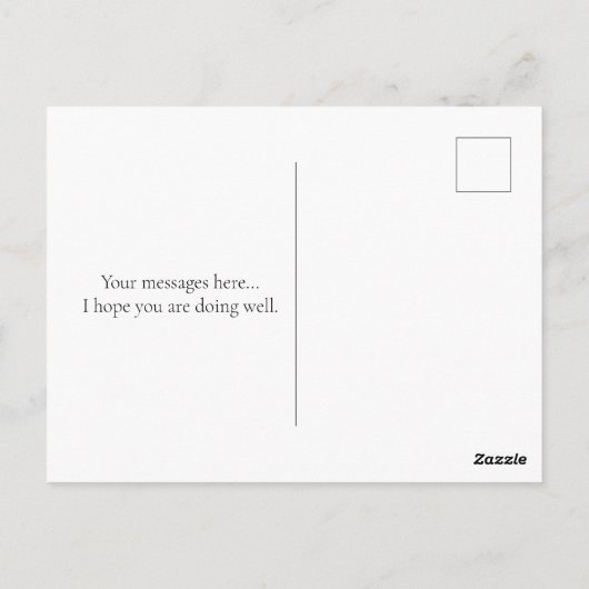 De Great Wave Sterrennacht Briefkaart (Achterkant)