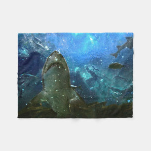 De Great White Shark Marine Lava Lamp Fleece Deken