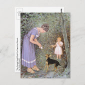 De Greedy Small Dog van Guido Marzulli, Realisme Briefkaart (Voorkant / Achterkant)