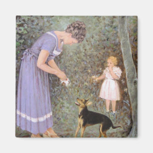 De Greedy Small Dog van Guido Marzulli, Realisme Magneet