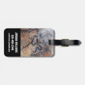 De Green River en de zijrivieren Canyons in Utah Bagagelabel (Achterkant horizontaal)