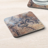 De Green River en de zijrivieren Canyons in Utah Bier Onderzetter (Linkerzijde)