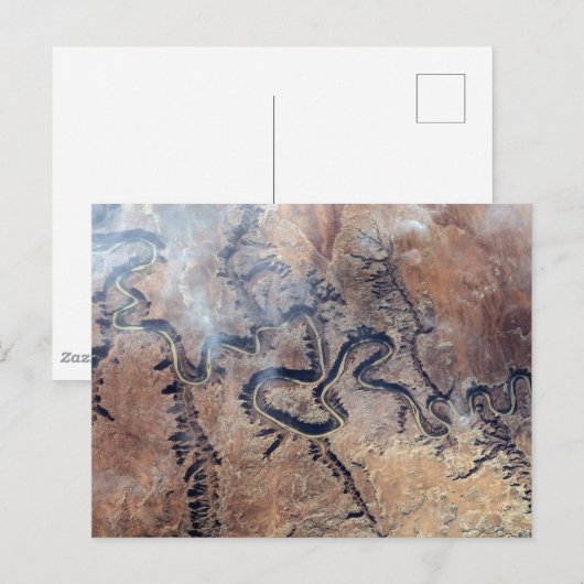 De Green River en de zijrivieren Canyons in Utah Briefkaart (Voorkant / Achterkant)