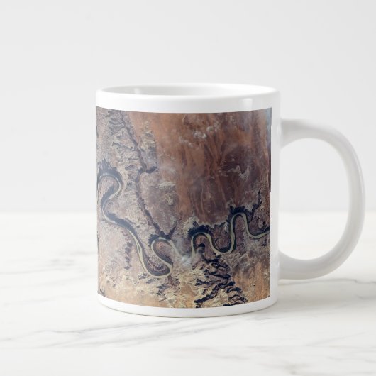 De Green River en de zijrivieren Canyons in Utah Grote Koffiekop (Rechts)