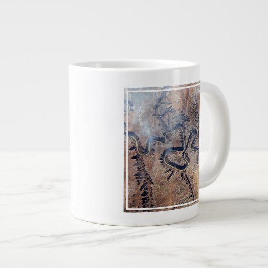 De Green River en de zijrivieren Canyons in Utah Grote Koffiekop (Voorkant rechts)