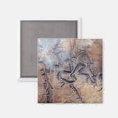 De Green River en de zijrivieren Canyons in Utah Magneet (Voorkant / Achterkant)