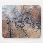 De Green River en de zijrivieren Canyons in Utah Muismat (Voorkant)