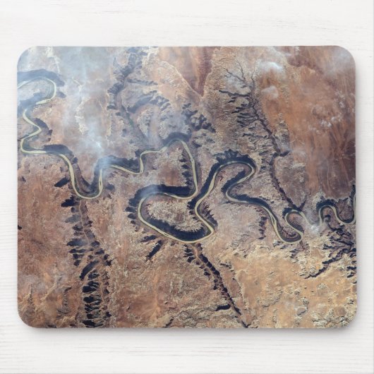 De Green River en de zijrivieren Canyons in Utah Muismat (Voorkant)