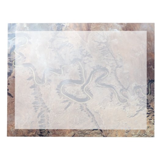 De Green River en de zijrivieren Canyons in Utah Notitieblok (Voorkant)